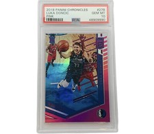 Luka Doncic Rookie RC 2018-19 Chronicles PINK PSA 10 GEM #278 Mavericks POP 94