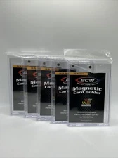 BCW Magnetic Card Holder 55pt Point with UV Protection, lot of 5 holders
