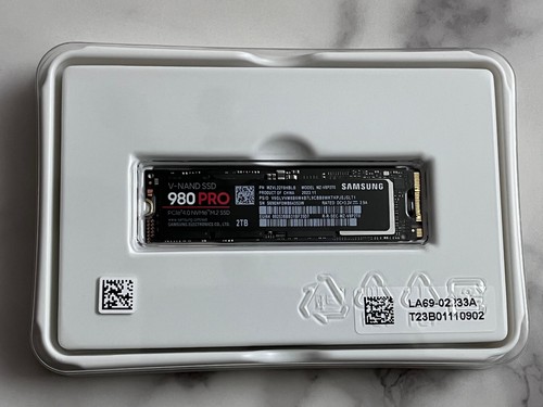Samsung 980 PRO MZ-V8P2T0 2TB SSD PCIe4.0 NVMe M.2 2280 V-NAND SSD Sealed NEW - Afbeelding 2 van 9