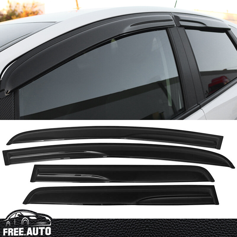 Fit for 15-19 Honda Fit GK Mugen Style Window Visors Rain Sun 