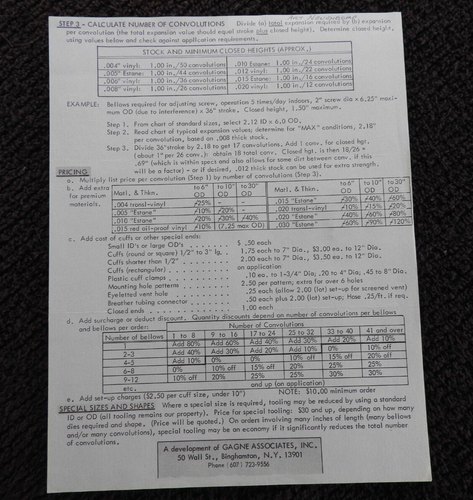 1968 Gagne Associates Inc Engineering Literature Signed Letter Binghamton NY - Bild 8 von 11
