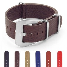 DASSARI Concrete Textured Italian Leather Watch Band Mens Strap Pre V