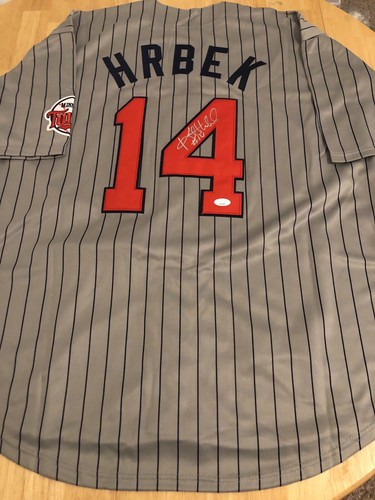 Kent Hrbek Minnesota Twins Autographed Jersey With Inscription JSA Certified