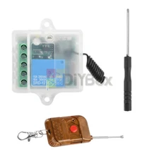 433Mhz Universal Wireless Remote Control Switch With DC12V Relay Receiver Module