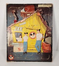 1956 WHITMAN W.D. FRAME TRAY PUZZLE 4418:29 MICKEY MOUSE CLUB