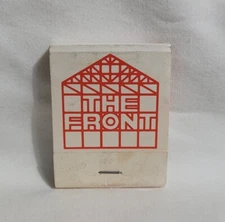 Vintage Matchbook The Front Restaurant Bar New York City Advertising Full