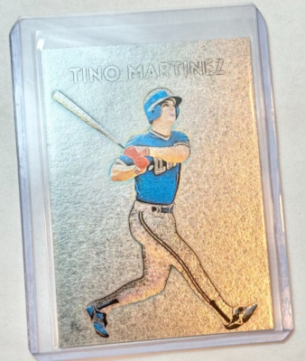 Tino Martinez Platinum Plated Artist Signed ''Team USA'' Trading Card 1/1