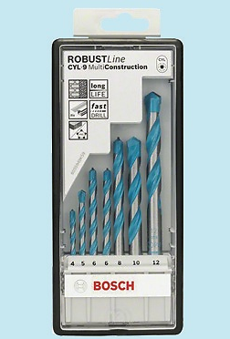 PUNTE BOSCH PER TRAPANO - SET 7 PUNTE UNIVERSALI