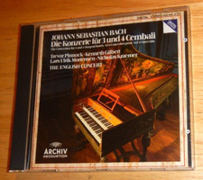 JOHANN SEBASTIAN BACH- DIE KONZERTE FUR 3 UND 4 CEMBALI- THE ENGLISH CONCERT-CD
