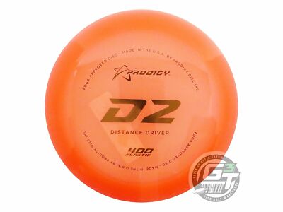 NEW Prodigy Discs 400 D2 174g Orange Bronze Foil Distance Driver Golf Disc