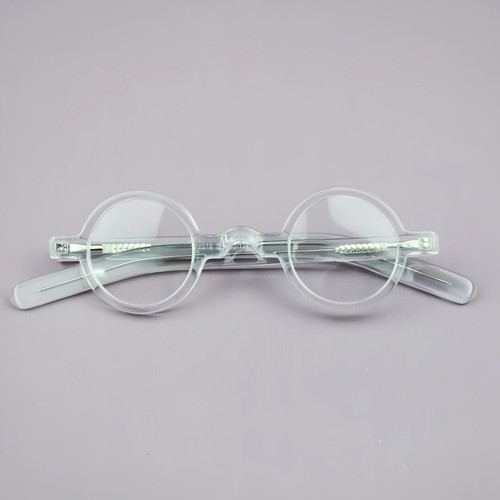 Small Round Acetate Reading Eyeglasses Frames Hand Made Glasses Retro Men Women - Picture 40 of 46
