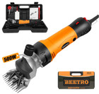 500W Electric Sheep Shears, 6-Speed Clippers for Sheep, Alpacas & Livestock