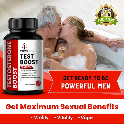 Testosterone Booster - Boosts Energy,Endurance,Stamina,Strength & Muscle Growth - Picture 7 of 14