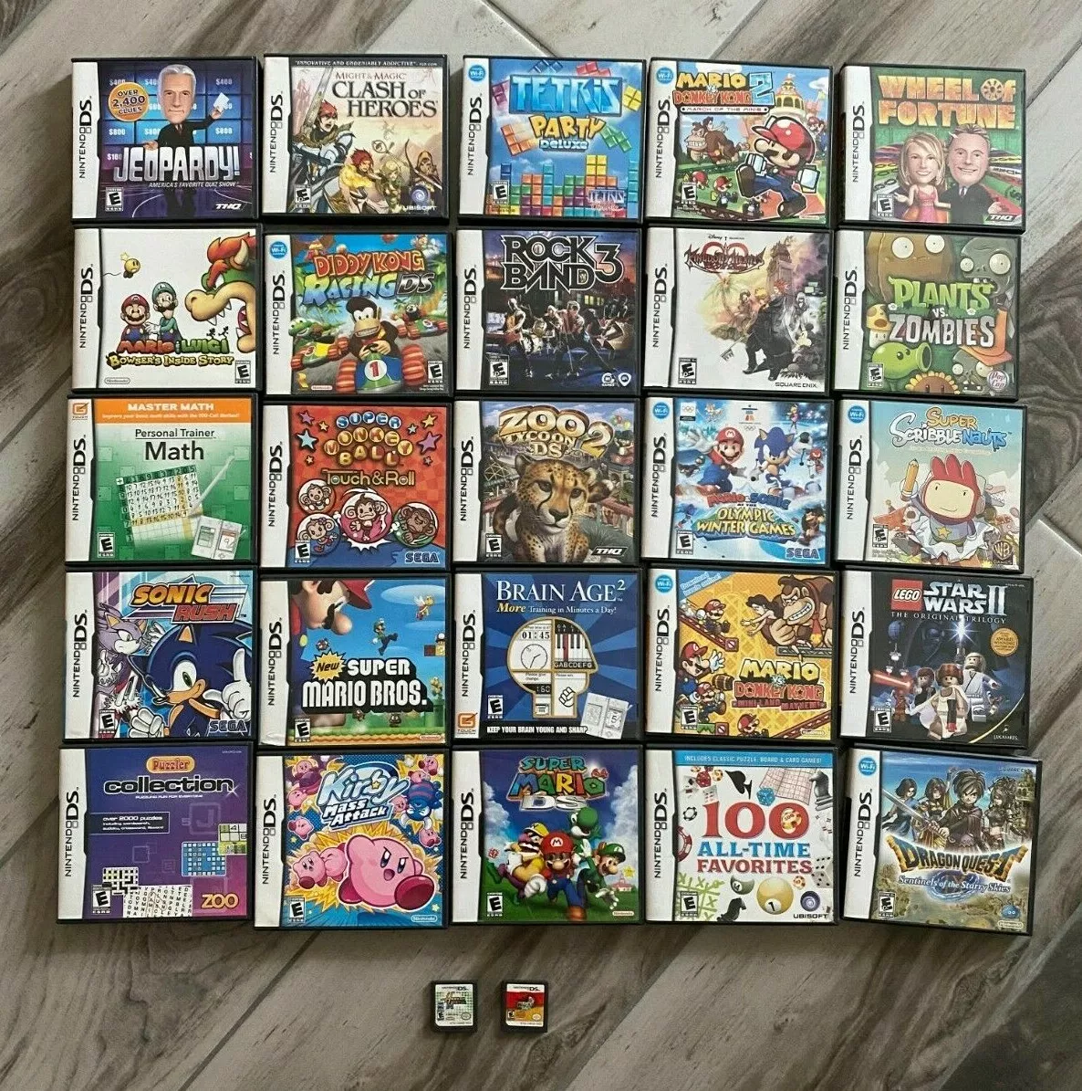 U Pick Nintendo DS Games Mario Puzzle Donkey Kong Sonic Lego Kirby  Variation