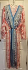 Venus Light and Flowing Maxi Length Loungewear / Swimsuit Cover Up - Sz 18
