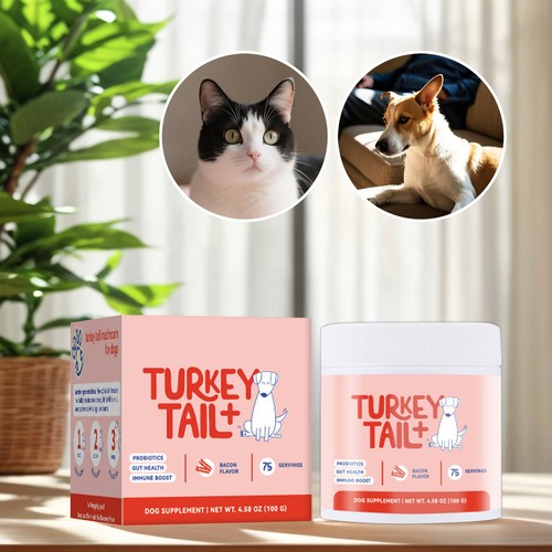 Fungo coda di tacchino biologico premium per cani supporto immunitario complesso 100 g - Foto 3 di 13