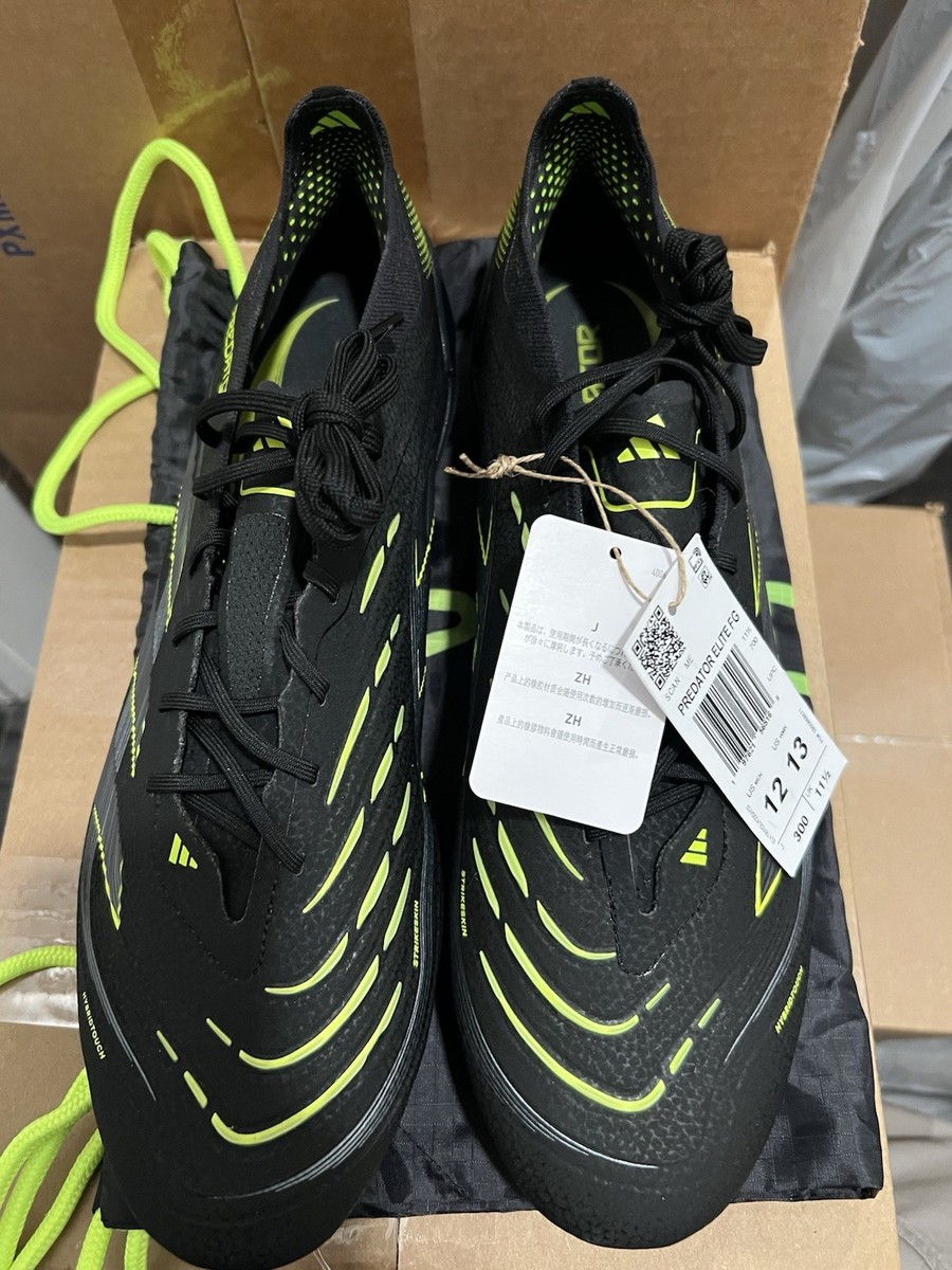 Mens 12 ) adidas Predator Elite Firm Ground Cleats Soccer  display picture 3