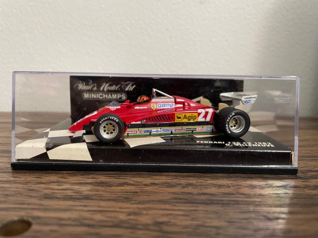 ミニチャンプス F1FERRARI126C21982 G.VILLENEUVE Minichamps F1 Ferrari 126 C2 1982 Gilles Villeneuve #PFABZ8
