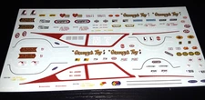 1/25 scale Model car parts Decals from MPC Grumpys Vega