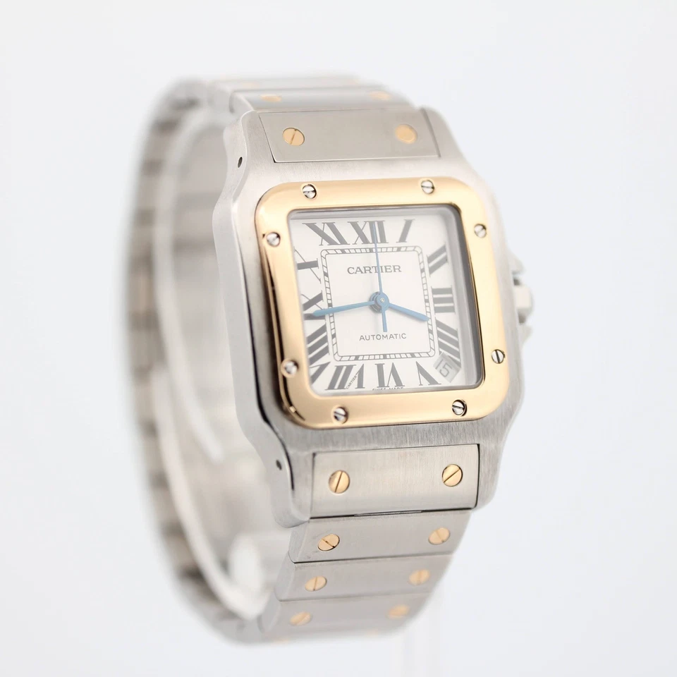 Cartier Santos Galbée XL W20099C4 | Steel & 18K Gold | Automatic | Rare Model - Image 3 of 4
