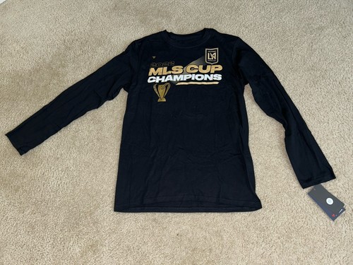 Men's Fanatics Black LAFC 2022 MLS Cup Champions Locker Room T-Shirt Long Sleeve
