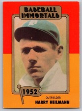 1980+ SSPC HOF Baseball Immortals #61b Harry Heilmann