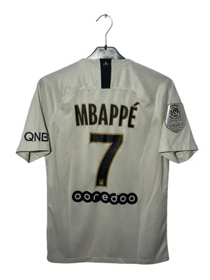NIKE PSG 2018-2019 AWAY MBAPPÉ #7 JERSEY CAMISETA TRIKOT MAILLOT MAGLIA SIZE S - Photo 1/4