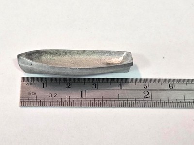 Ship Model Parts Fittings White Metal Britannia lifeboat longboat 45mm x 14mm