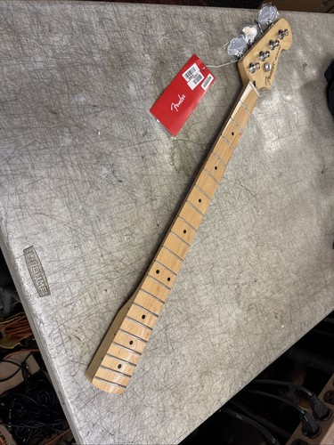 2021 Fender MIM Precision P Bassgitarrenhals 4 Saiten Ahorn Neu aus altem Lagerbestand mit Etikett