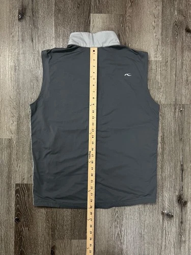 KJUS x Los Angeles Country Club LACC Retention Quilted Zip Golf Vest Men's M/50 image 10