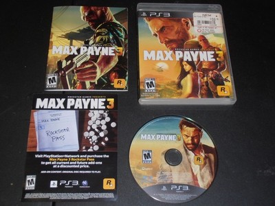 Max Payne 3 (Sony PlayStation 3, 2012) Complete