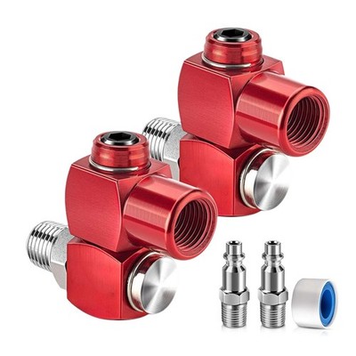 Air Hose Fittings 1/4'' Luftschlaucharmaturen 1/4'' NPT 360 Grad G3B25670