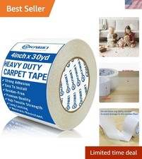 Effective Double Sided Carpet Tape 4''x30YD - Secure Rugs and Treads Anywhere