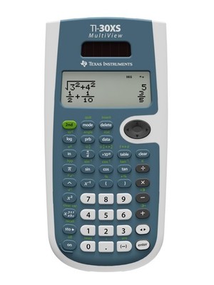 Texas Instruments TI-30XS MultiView Scientific Calculator Blue and White