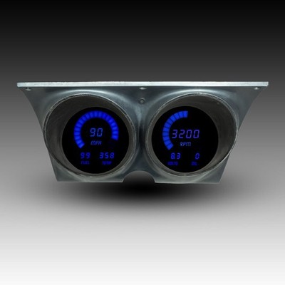 Intellitronix Blue LED Gauge Set / GPS Sending Unit - 67-68 Camaro / Firebird