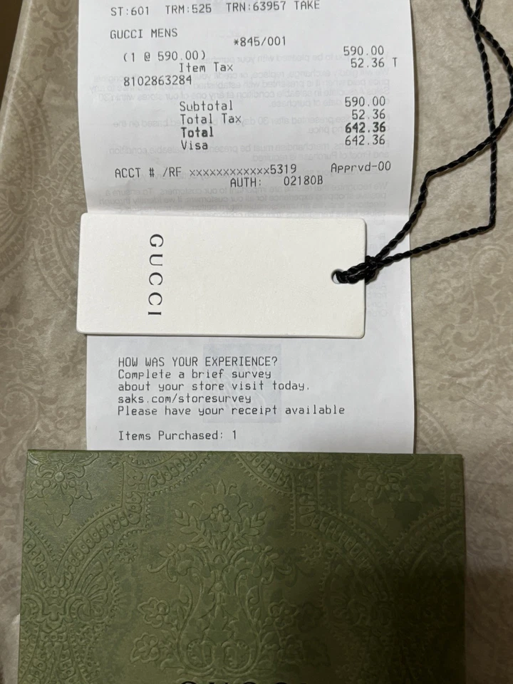 Auténtica Camiseta Gucci Firenze 1921 Logo Azul Marino Talla S - Con Caja y Recibo Foto 2 de 4