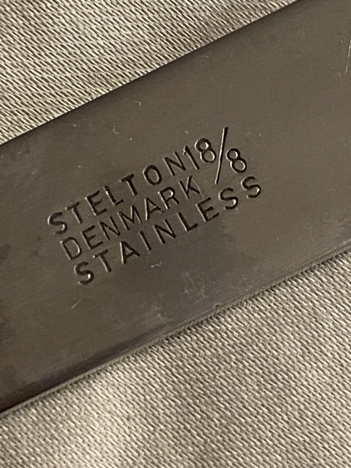 Stelton  Denmark Arne Jacobsen Cylinda Salad Servers MCM - Image 4 of 4