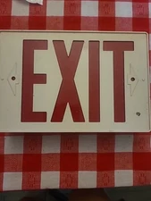 led exit sign emergency light