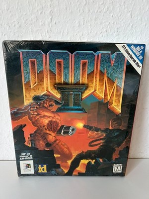 DOOM II (2) - PC/CD-ROM - BIG BOX - NEW - FACTORY SEALED - US-RELEASE - NO VGA