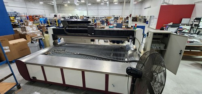 #ad New WaterJet cutting machine 120quot; X 60quot; 60000 PSI YC Industry Michigan $29000.00