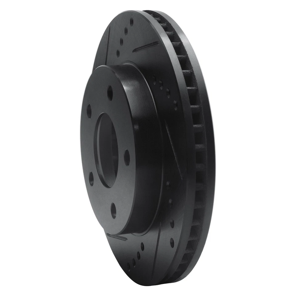 For Oldsmobile Cutlass Cruiser 87-94 Brake Rotor DFC Premium Drilled & Slotted Foto 2 de 4