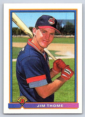 #ad 1991 Bowman Jim Thome #68 Cleveland Indians RC $1.99