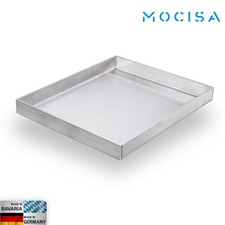 Grillplatte Plancha BBQWanne 30cmx25cm 3mm geschlossen Edelstahl Made in Germany