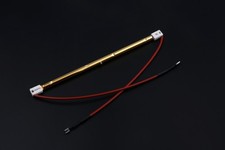 Gold coated infrared heating lamp235V 1000W L350mm with 300 leads 300mm