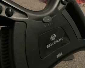 Sega Saturn Official Arcade Racer Steering Wheel bundle MK-80304+SEGA RALLY GAME