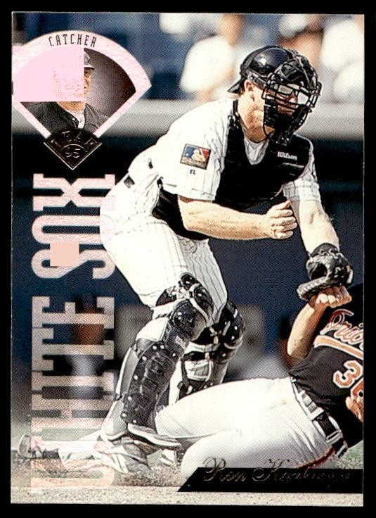 1995 Leaf Ron Karkovice #44 Chicago White Sox