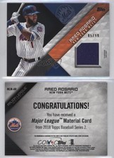 2018 Topps Major League Material Series 2 Black /99 Amed Rosario Rookie RC