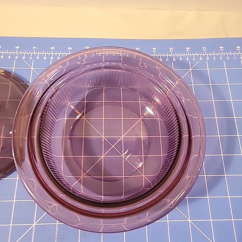 Pyrex Vision Corning Ware 24 Unzen Cranberry V-30-B Auflaufform mit Glasdeckel USA - Bild 3 von 5