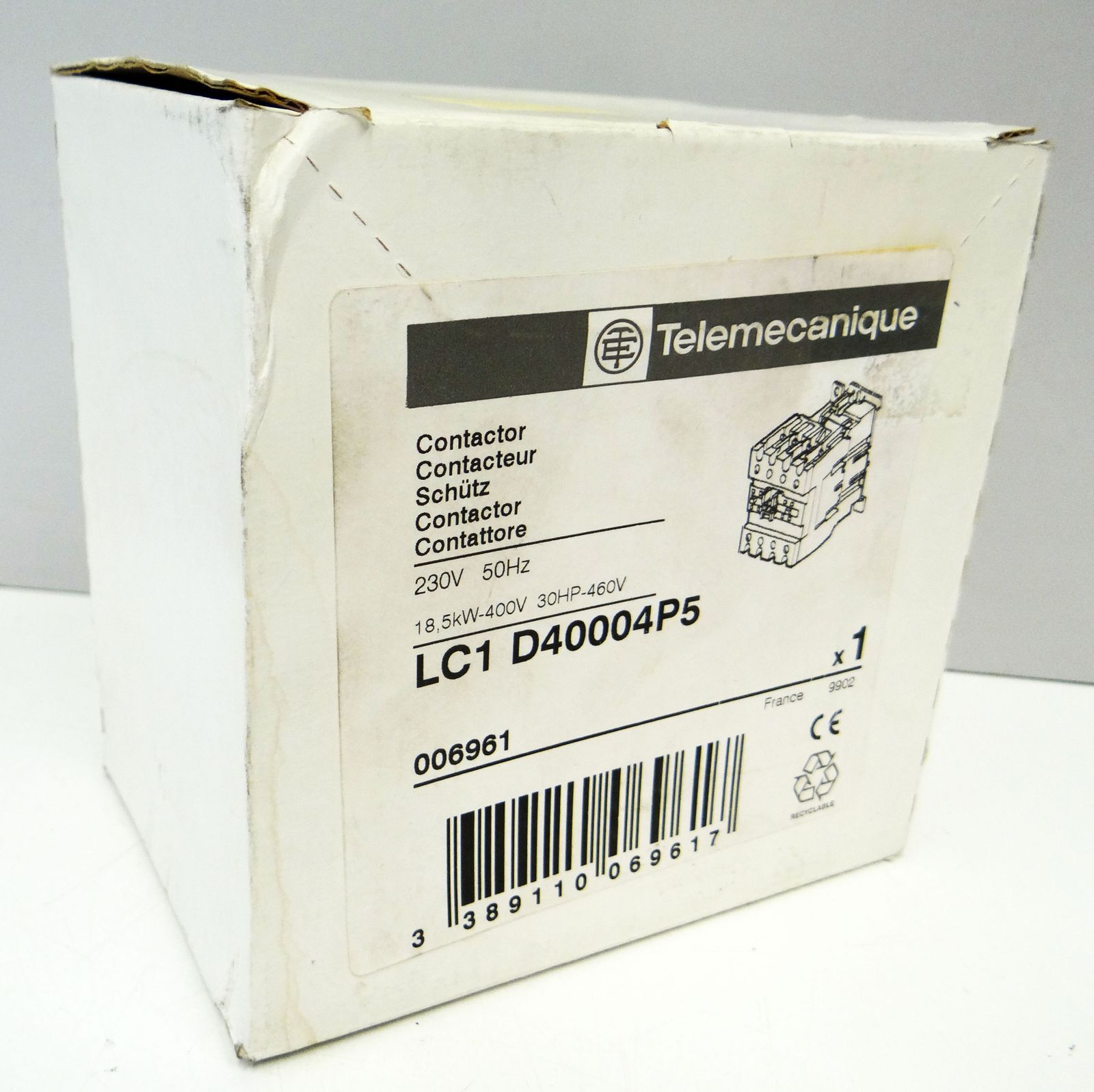 Telemecanique LC1D40004P5 006961 Schütz Contactor 18,5kW-400V -unused/OVP-