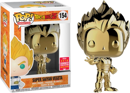 Dragon Ball Z - Super Saiyan Vegeta (Gold Chrome) SDCC 2018 Funko Pop! Vinyl ⭐